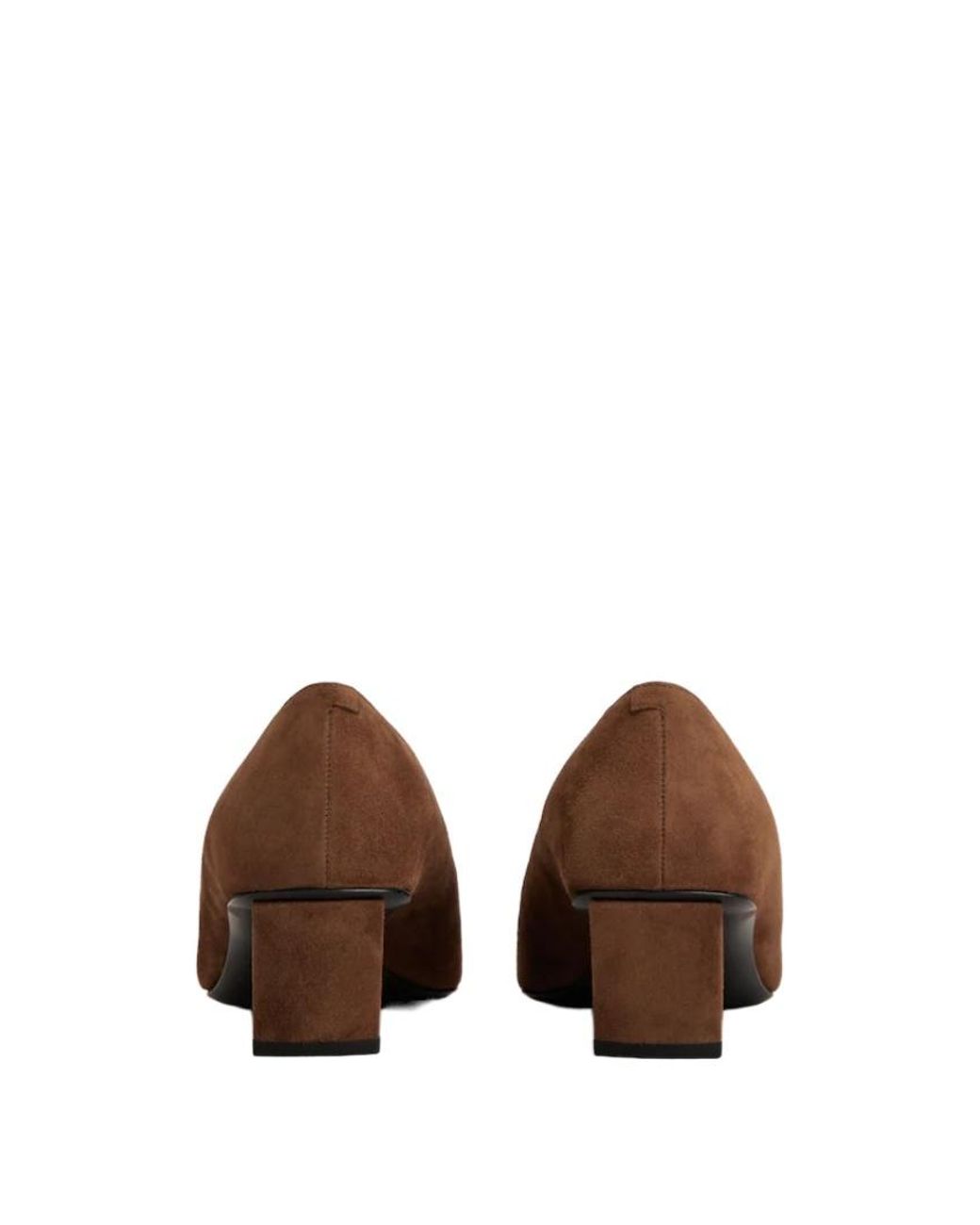 Roger Vivier Brown Square-Toe Slip-On Pumps
