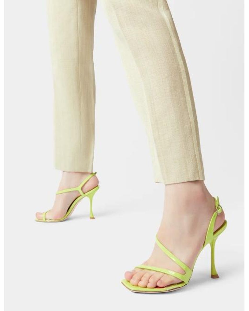 Roger Vivier Yellow I Love Vivier Sandals