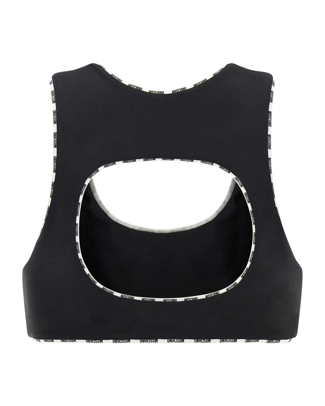 Moschino Black Sporty Top