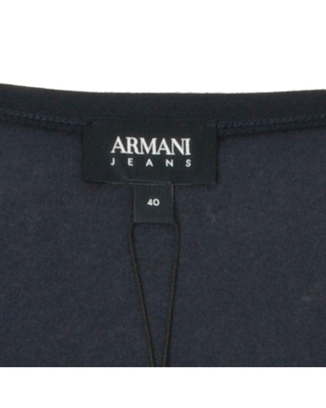 Armani Jeans Blue Letter Printed T-Shirt