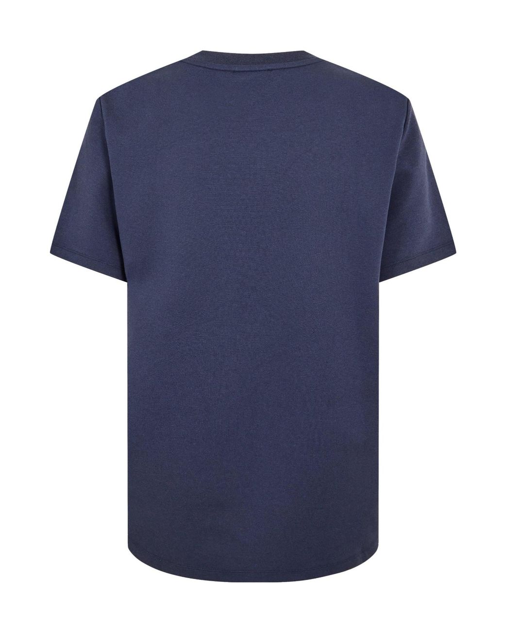 Balmain Blue Logo Short-Sleeved T-Shirt for men