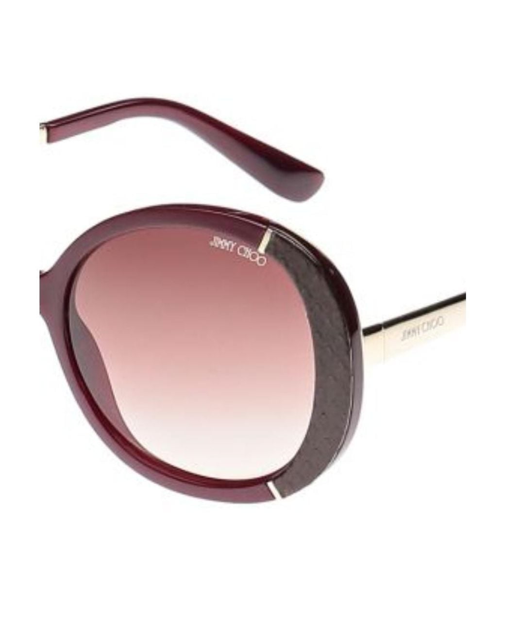 Jimmy Choo Pink Logo Sunglasses