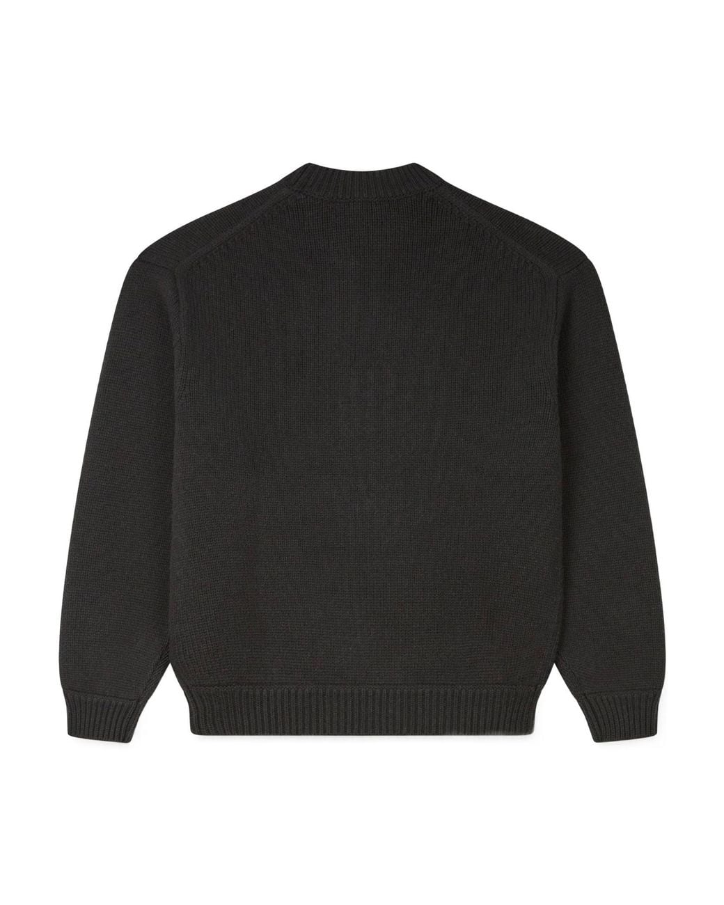 KENZO Black Lucky Tiger Embroidered Knitted Jumper for men