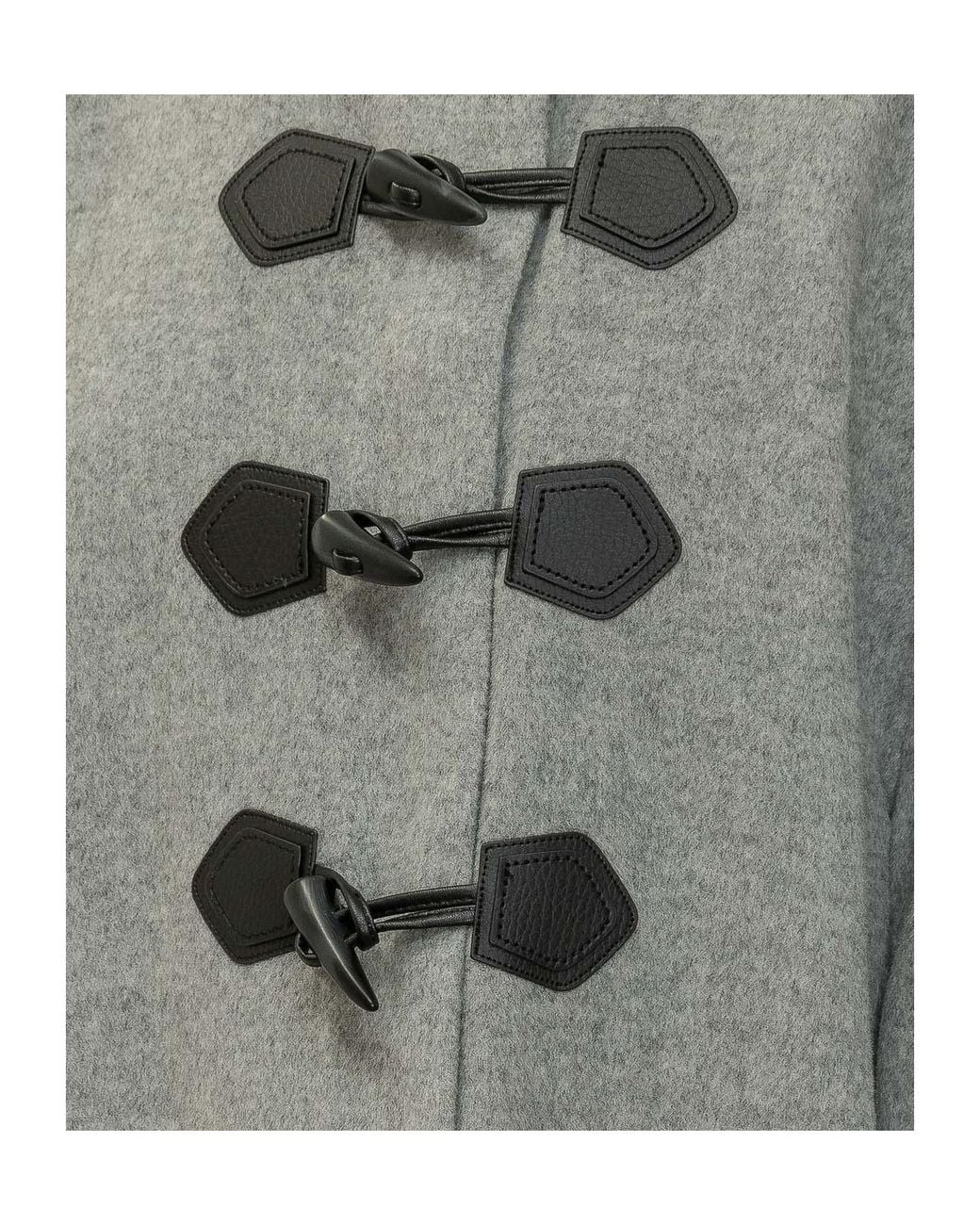 Ba&sh Gray Kaya Toggle Coats