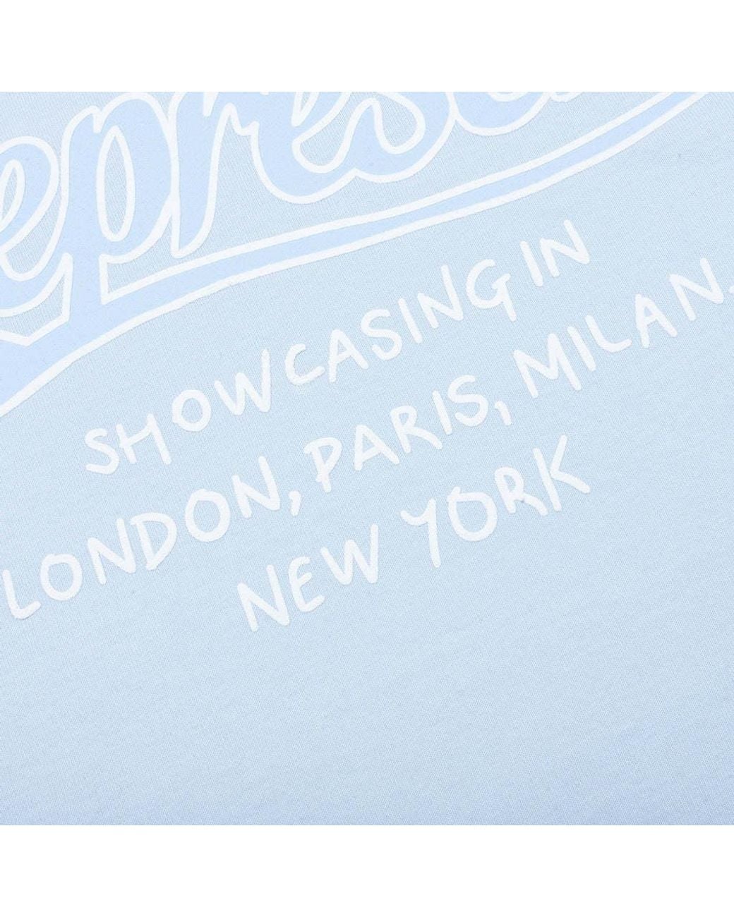 Represent Blue Showcasing Logo T-Shirt for men