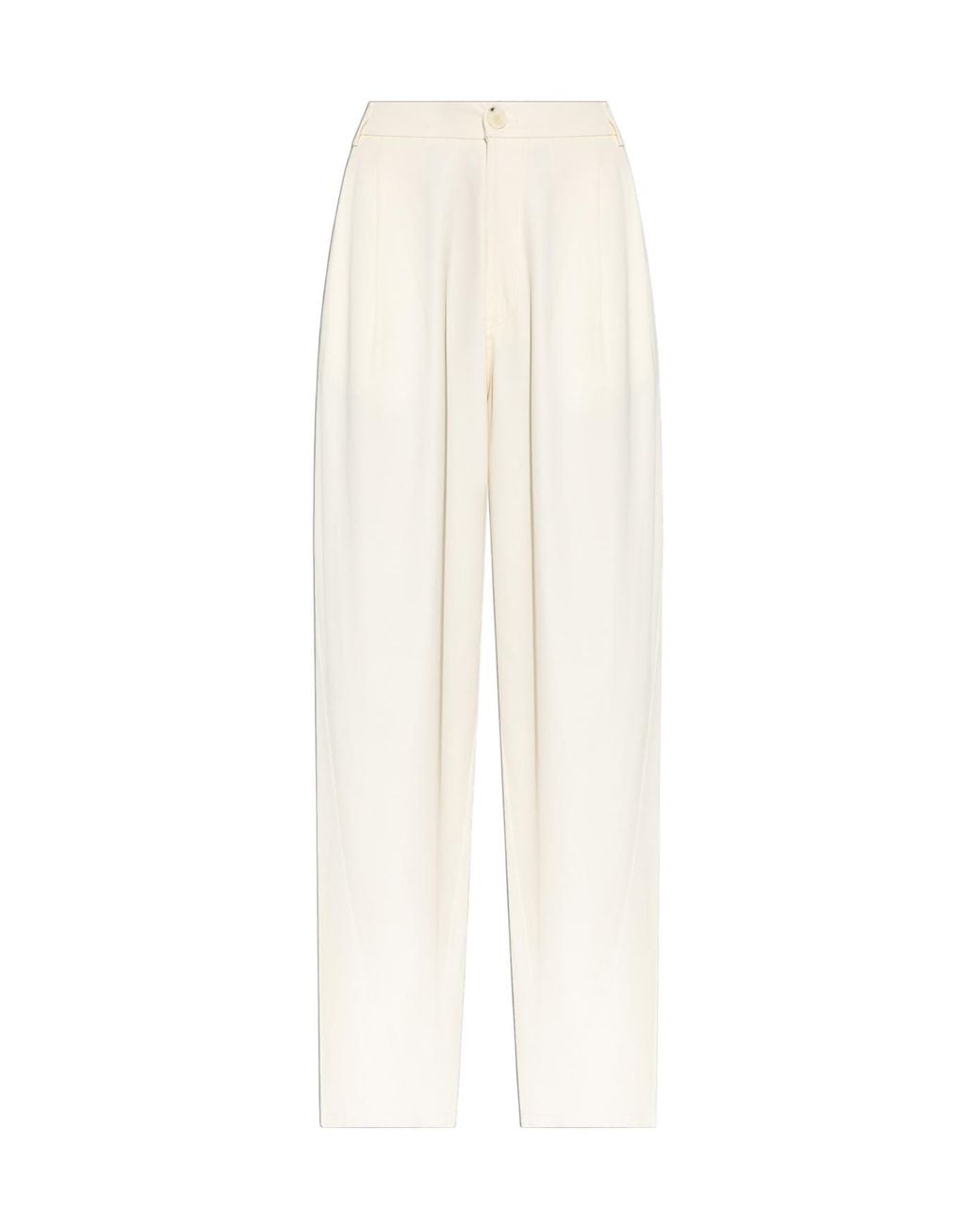 DARKPARK White Loose Fit Tailored Pants