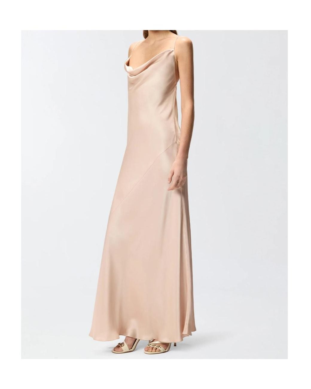 Pinko Pink Camisole Strap Dress
