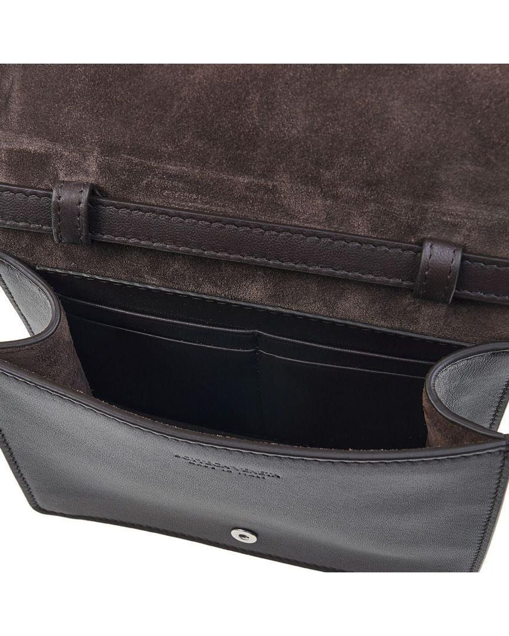 Bottega Veneta Black Cassette Mini Crossbody Bag