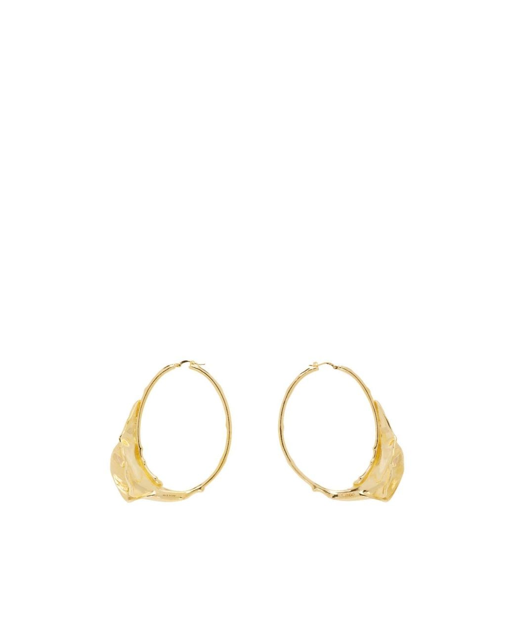 Chloé Metallic Flower Soul Earrings