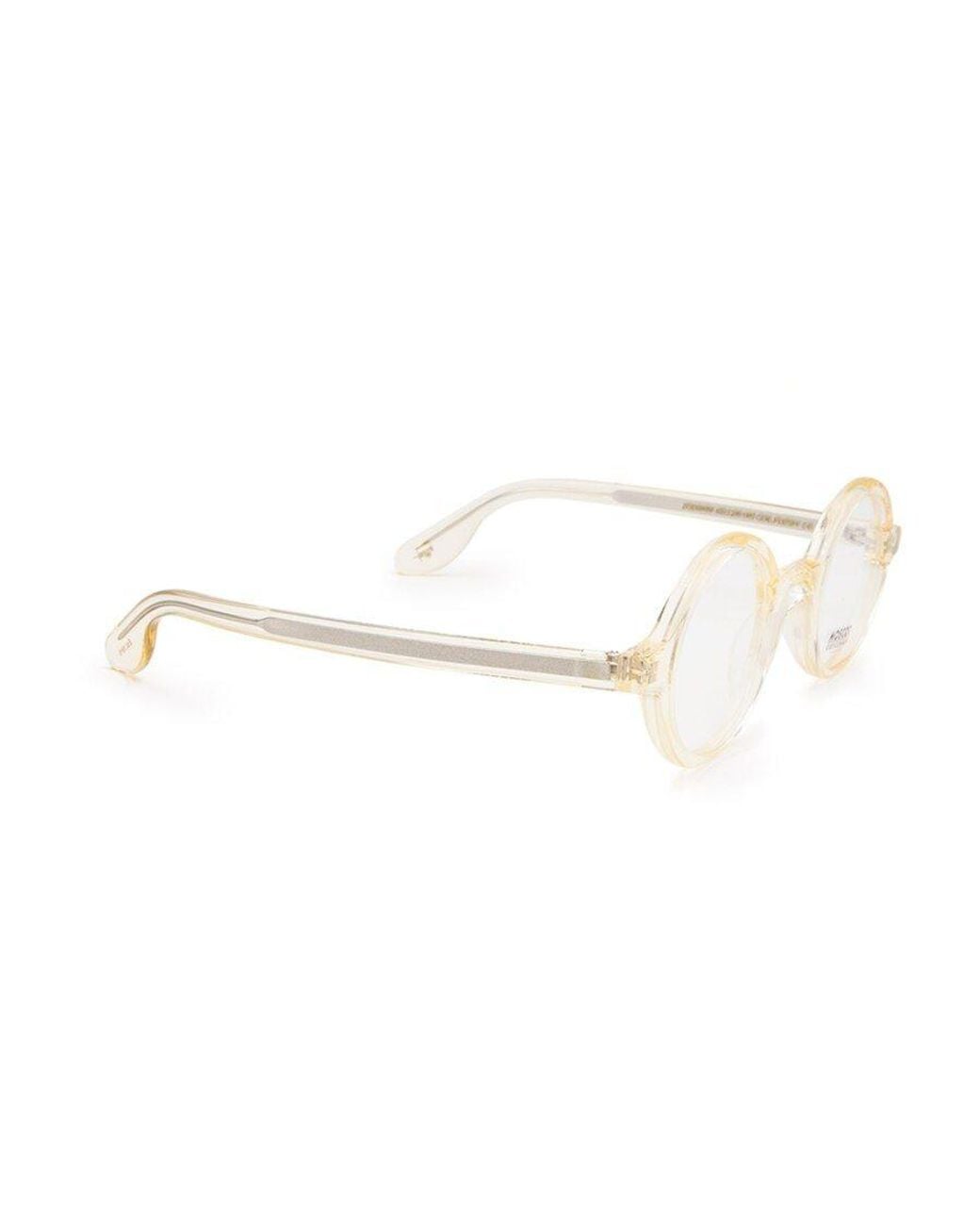 Moscot White Zolman Tinted Sunglasses for men