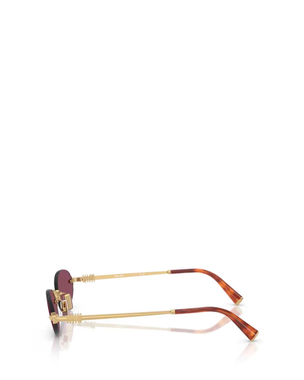 Miu Miu Pink Rimless Sunglasses