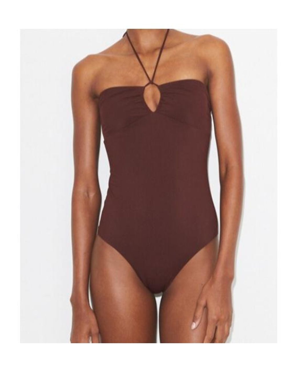 Tory Burch Red Halter Swimsuit