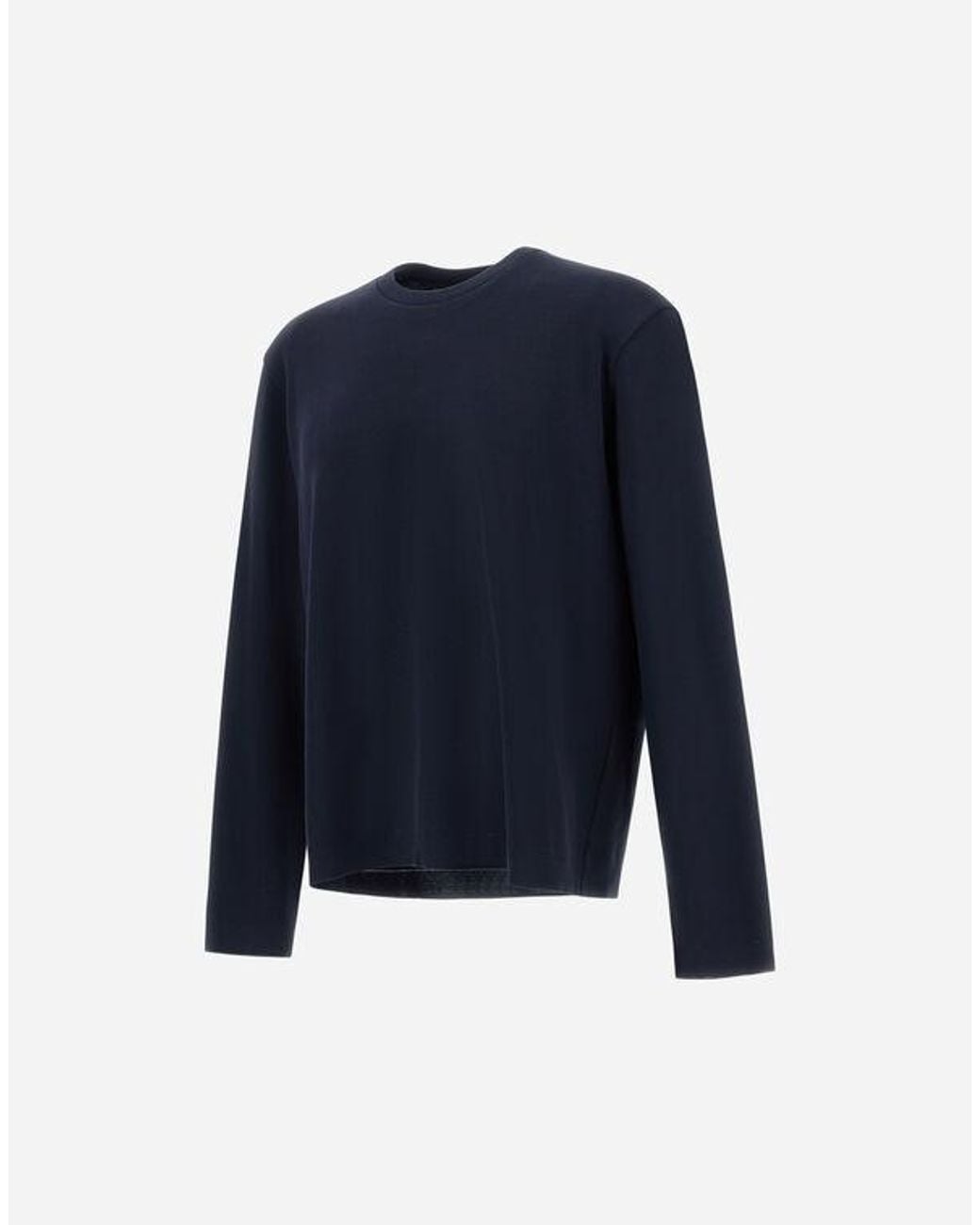 Herno Blue Long-Sleeve T-Shirt for men