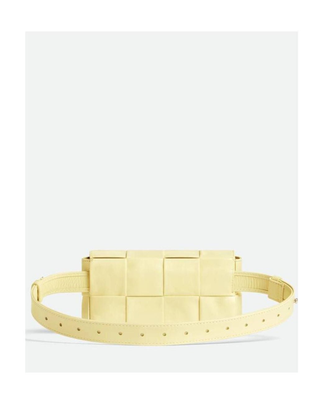 Bottega Veneta Natural Logo Woven Belt Bag for men