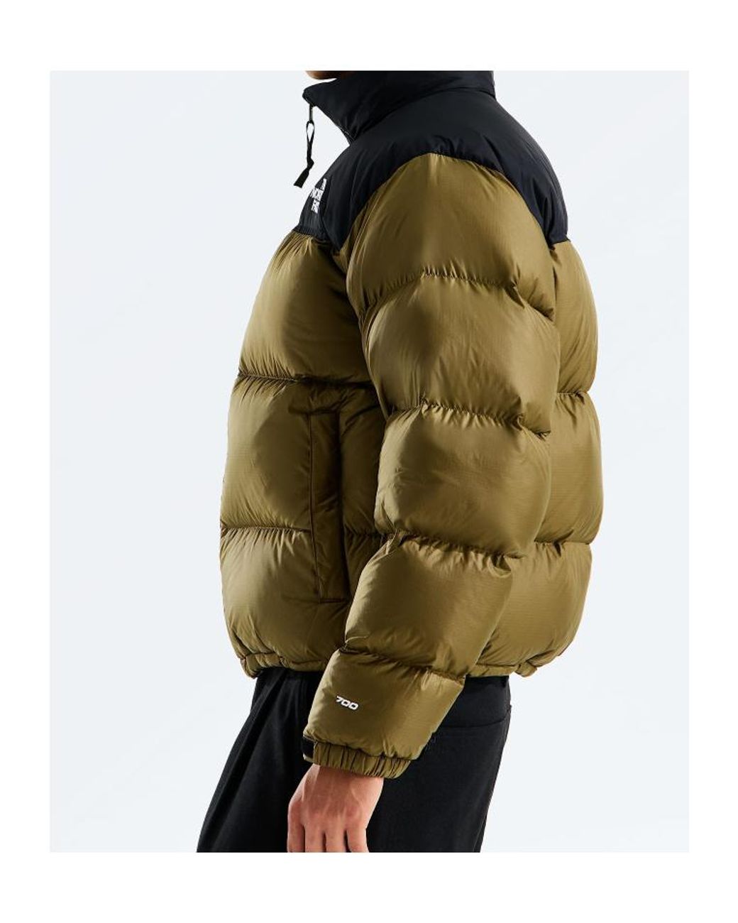 The North Face Green 1996 Retro Nuptse Two-Tone Padded Jacket for men
