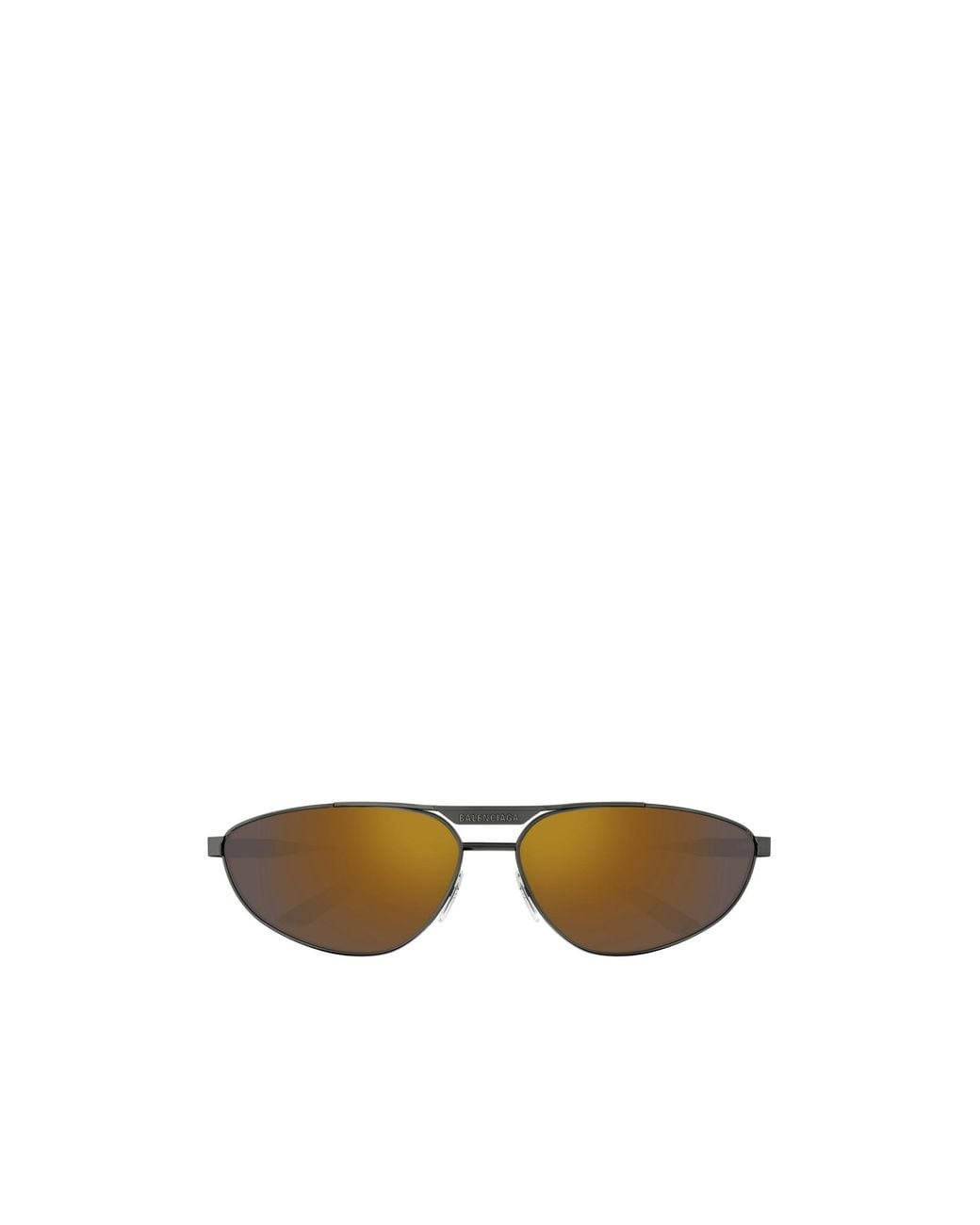 Balenciaga Brown Eyewear Pilot Frame Sunglasses for men