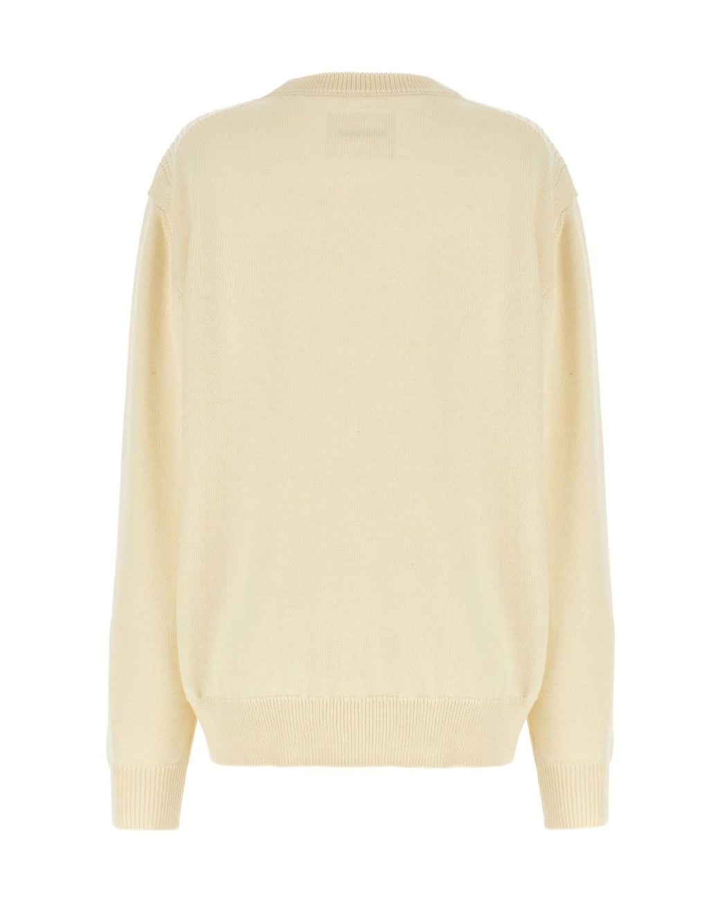 Jil Sander Natural Crewneck Dropped Shoulder Jumper for men
