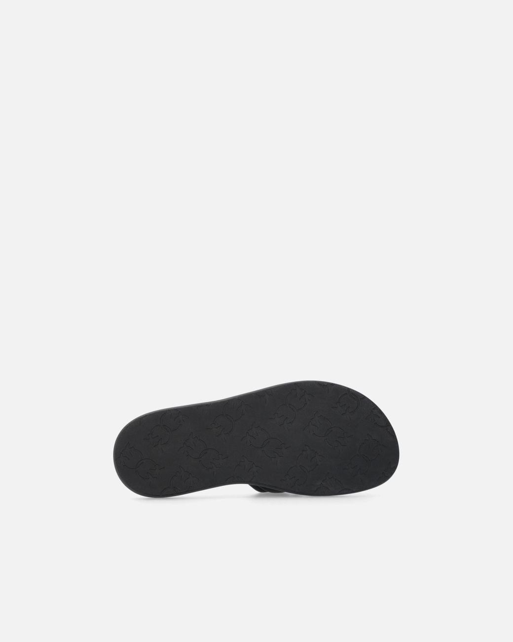 Pinko Black Fiona 03 Logo Appliqué Slippers