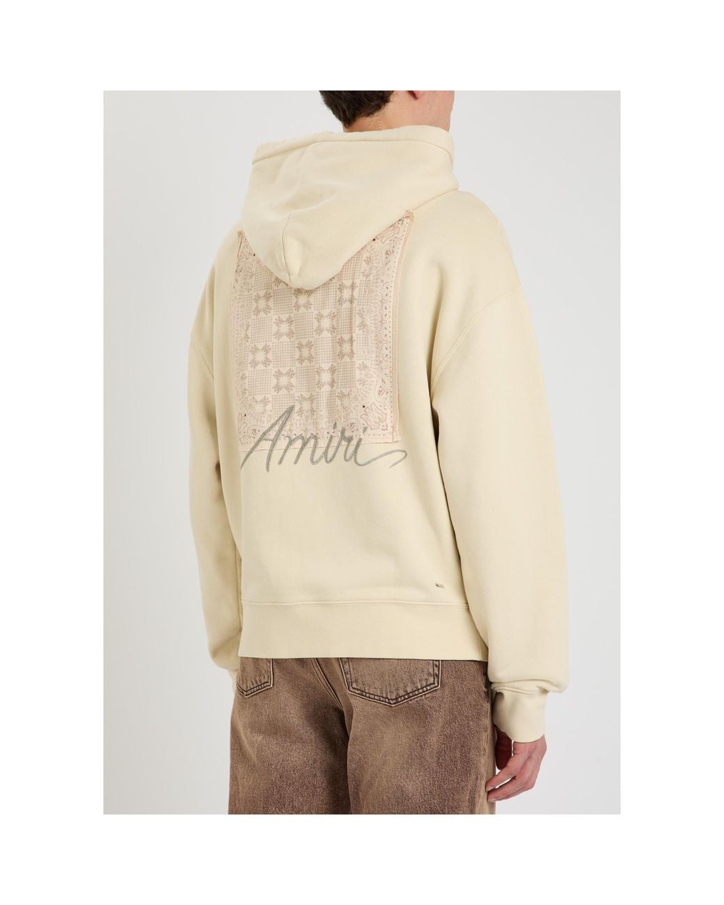 Amiri Natural Simple Cotton Sweatshirt for men