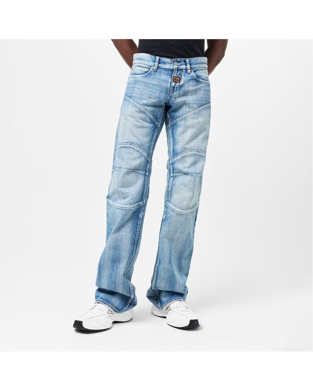 Balenciaga Blue Bal Low-Waist Jean for men