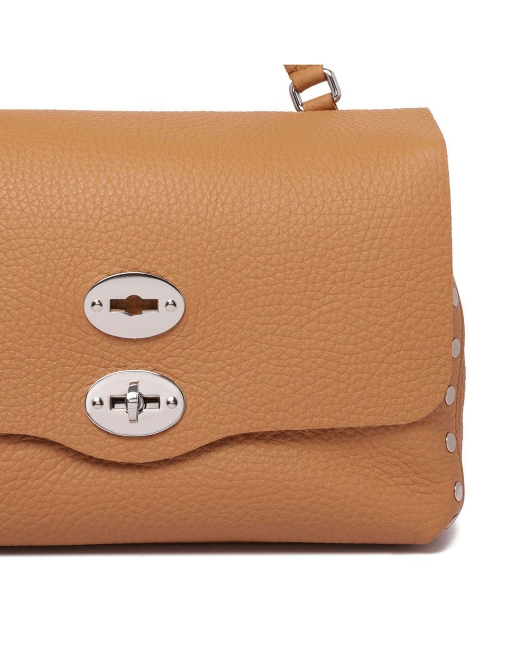 Zanellato Brown Flap Shoulder Bag
