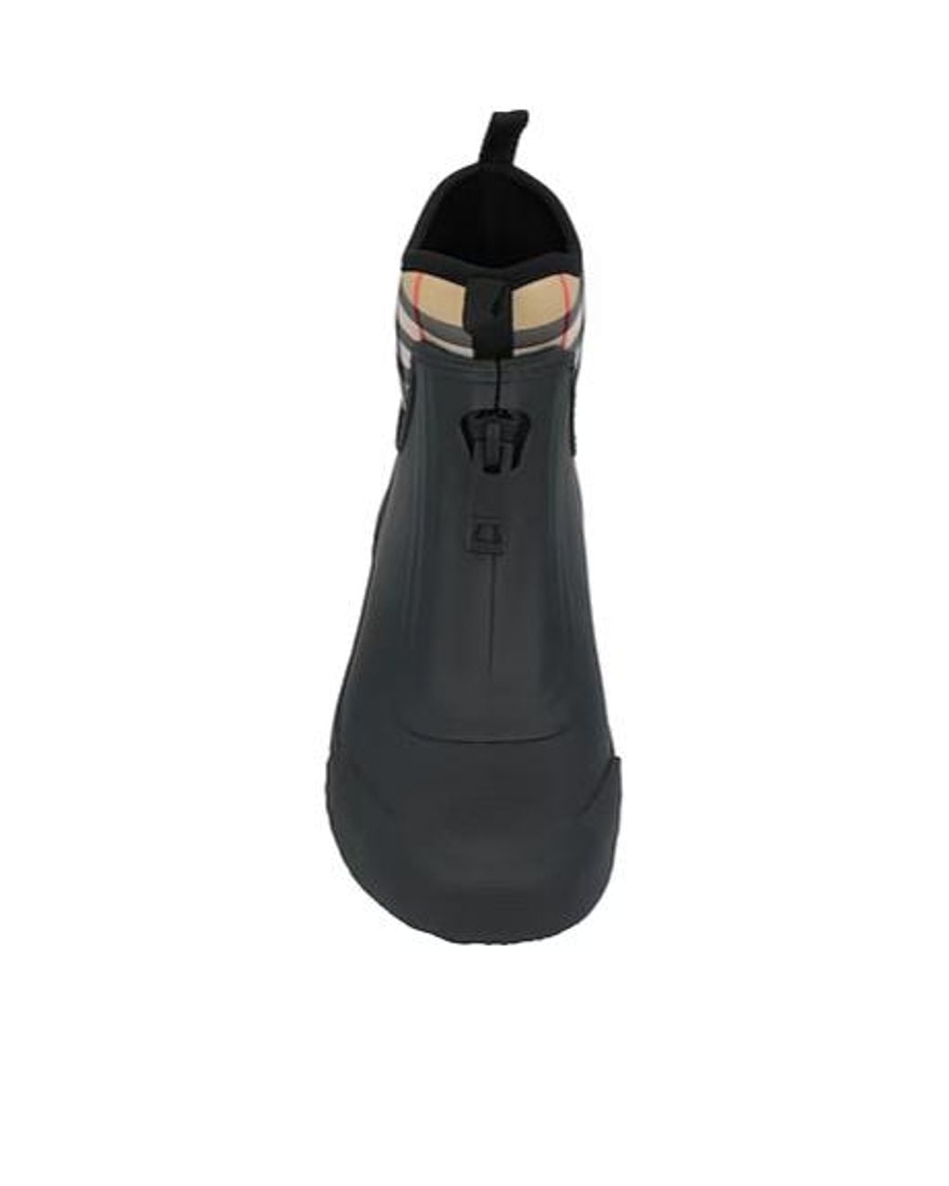 Burberry Black Printed Short Rain Boots