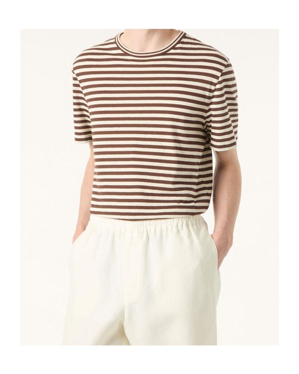 Loro Piana White Agonda T-Shirt for men