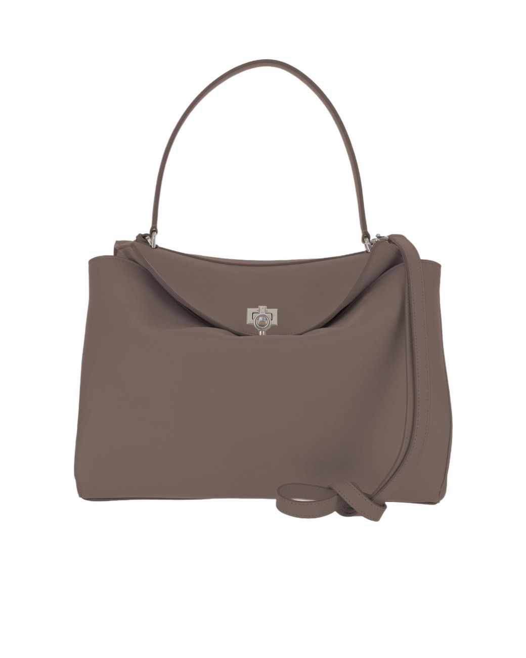 Balenciaga Brown Rodeo Medium Shoulder Bag