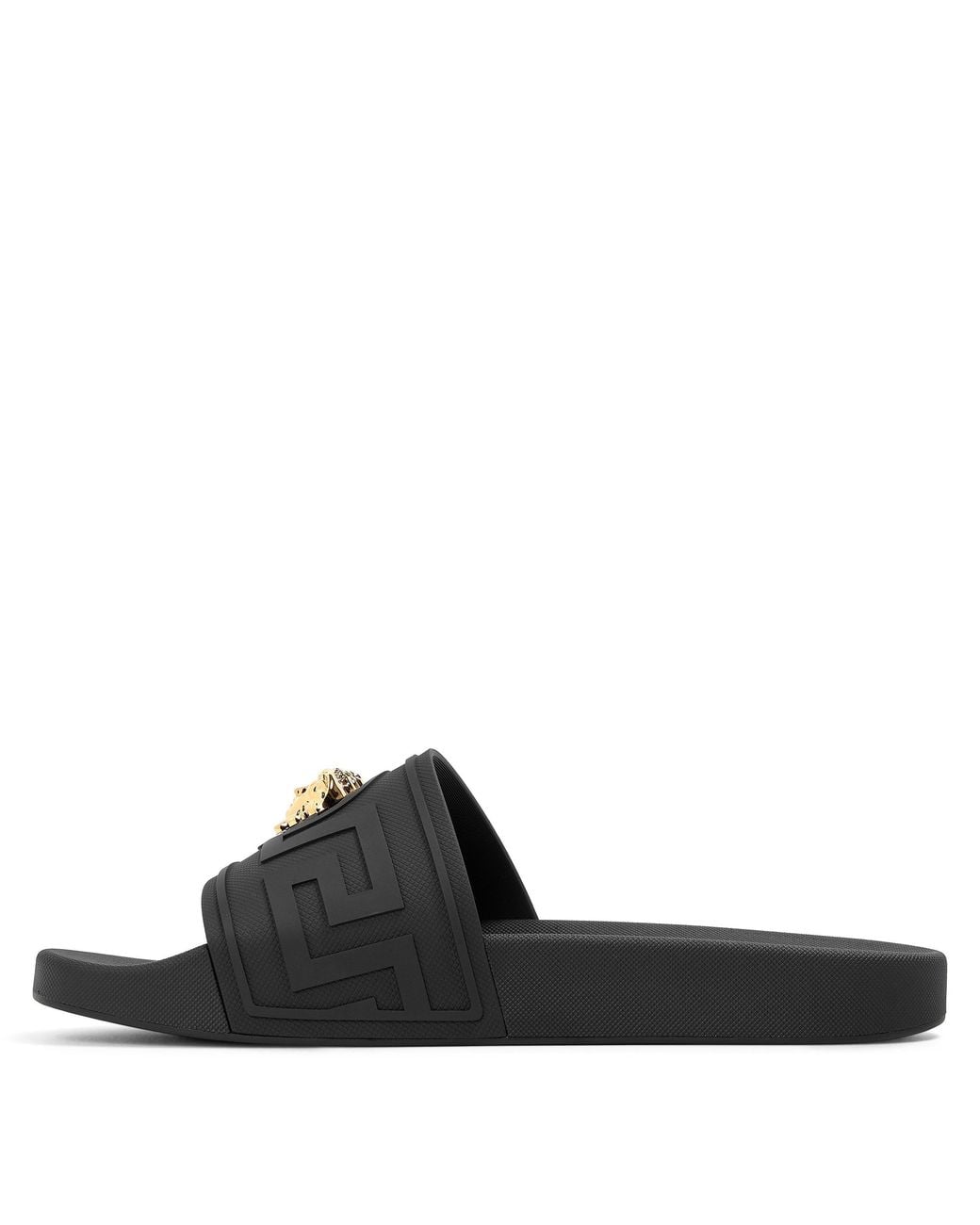 Versace Black Casual Slippers for men