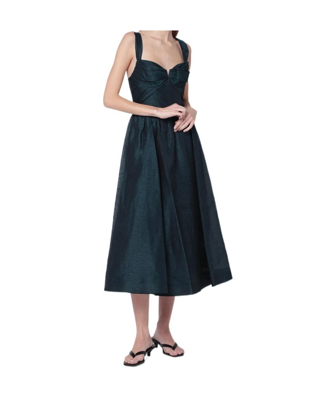 Zimmermann Blue Draped Dress