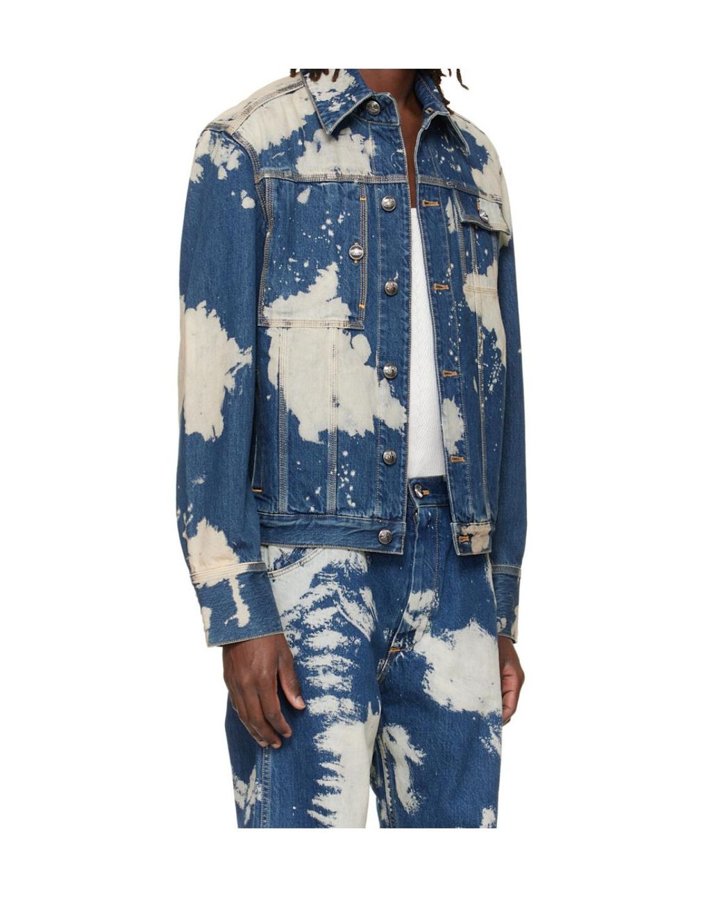 Vivienne Westwood Blue Worker Jacket for men