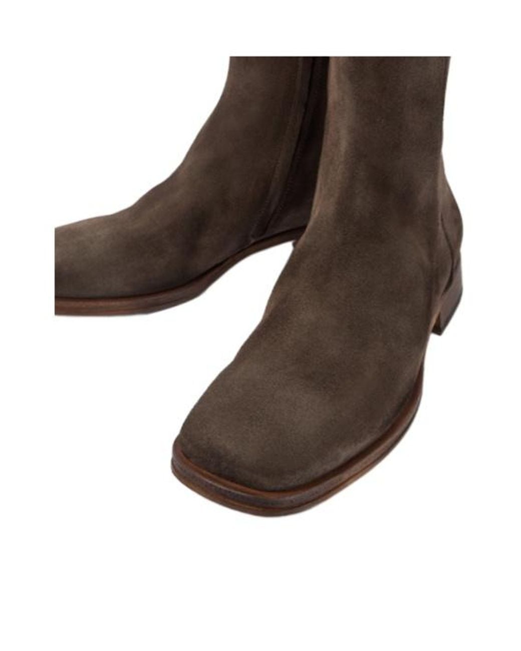 Acne Brown Suede Ankle Boots for men