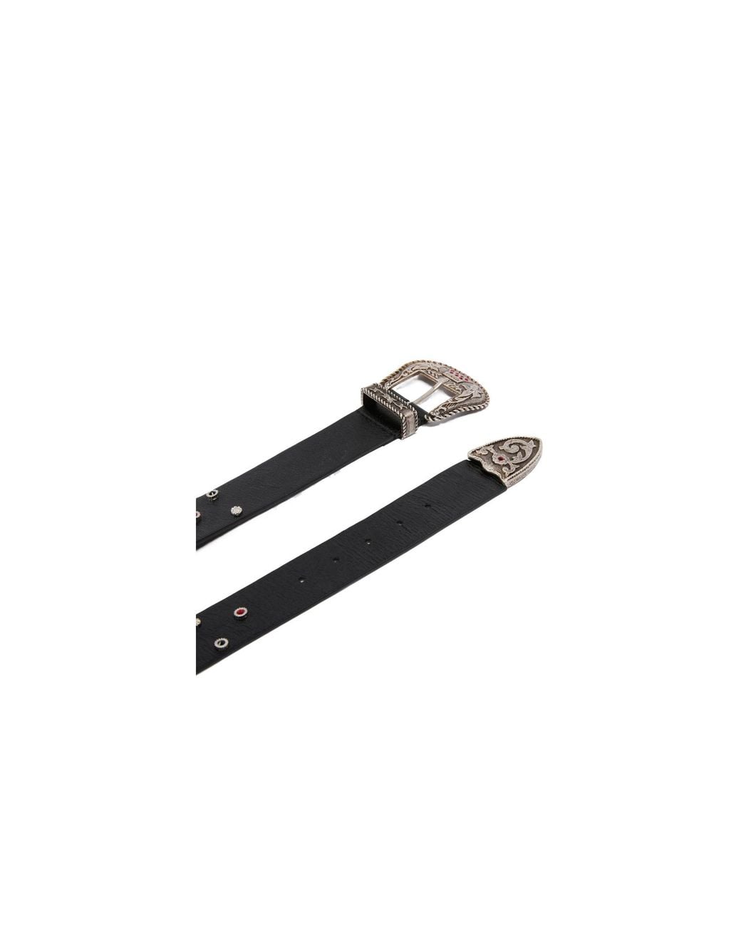 Pinko White Buckle Belt