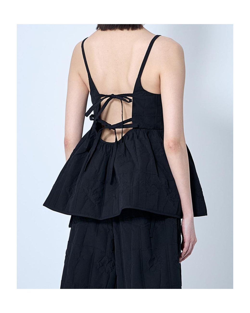 CECILIE BAHNSEN Blue Akira Top