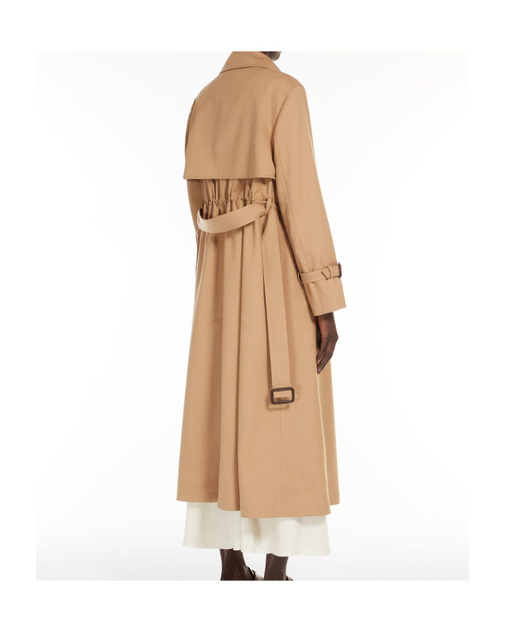 Weekend by Maxmara Natural Double-Breasted Belted Coat