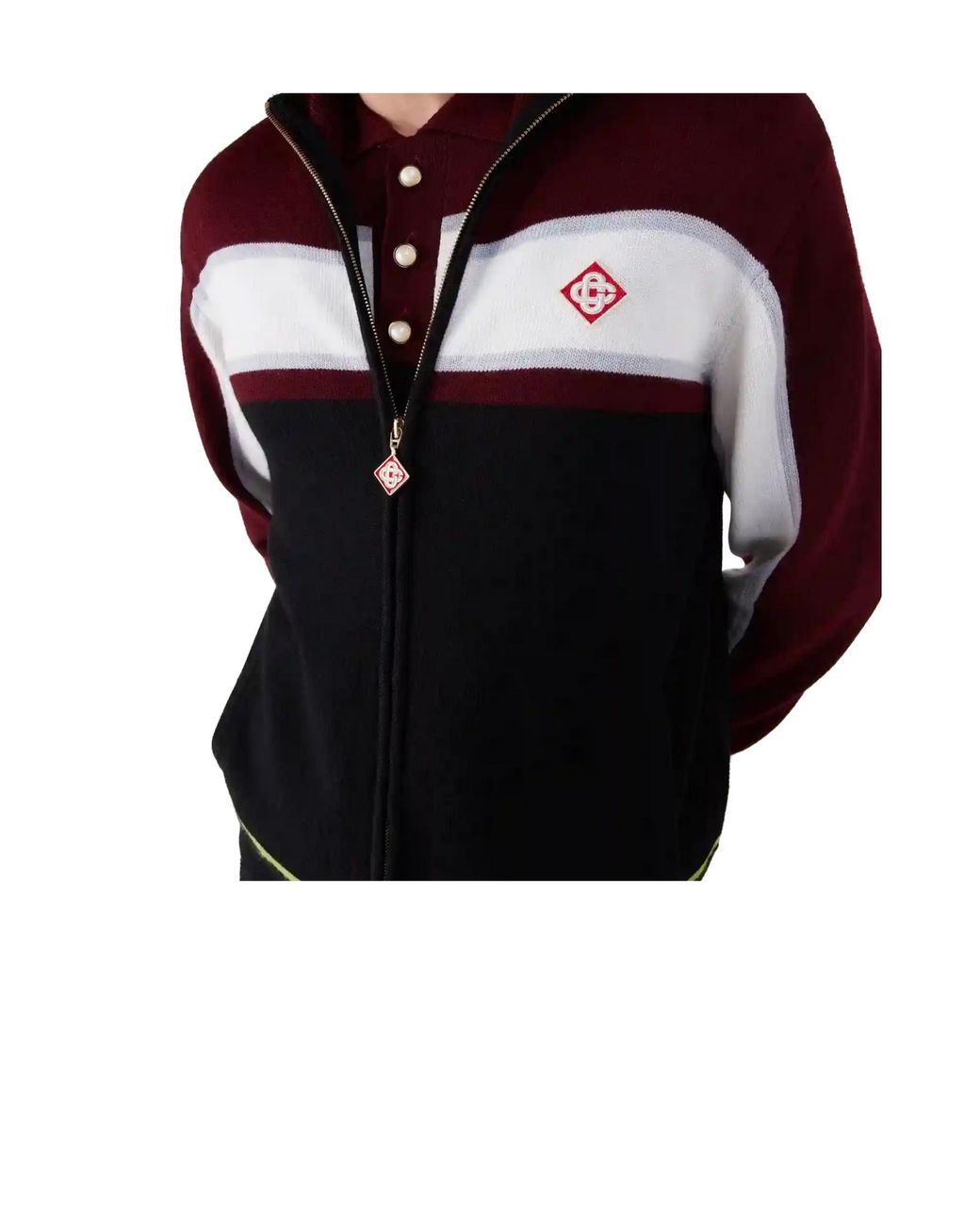 Casablanca Multicolor Striped Track Jacket for men