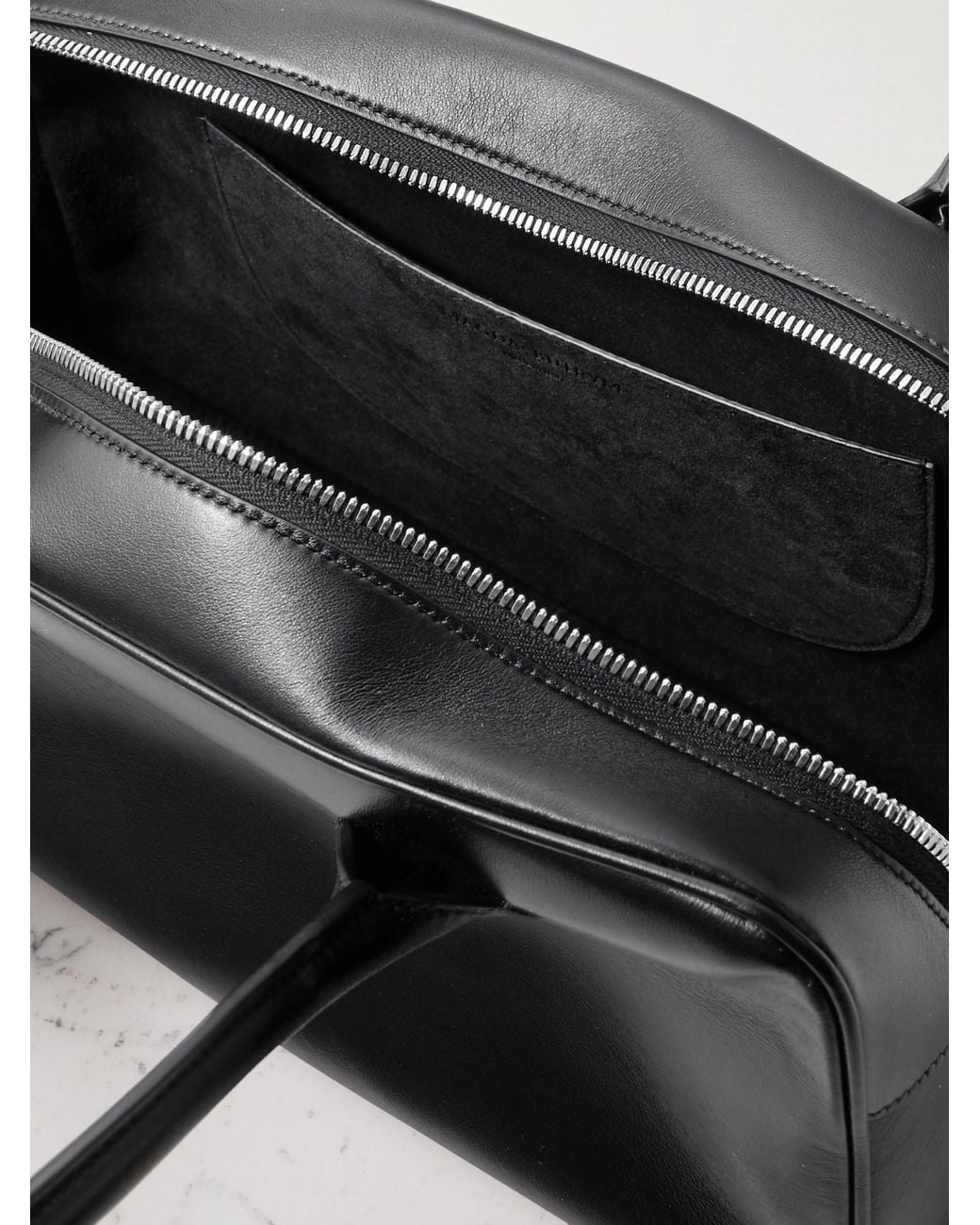 Magda Butrym Black Brigitte Rose Handle Shoulder Bag
