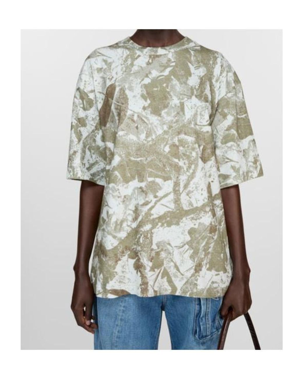 Acne Gray Crew-Neck T-Shirt