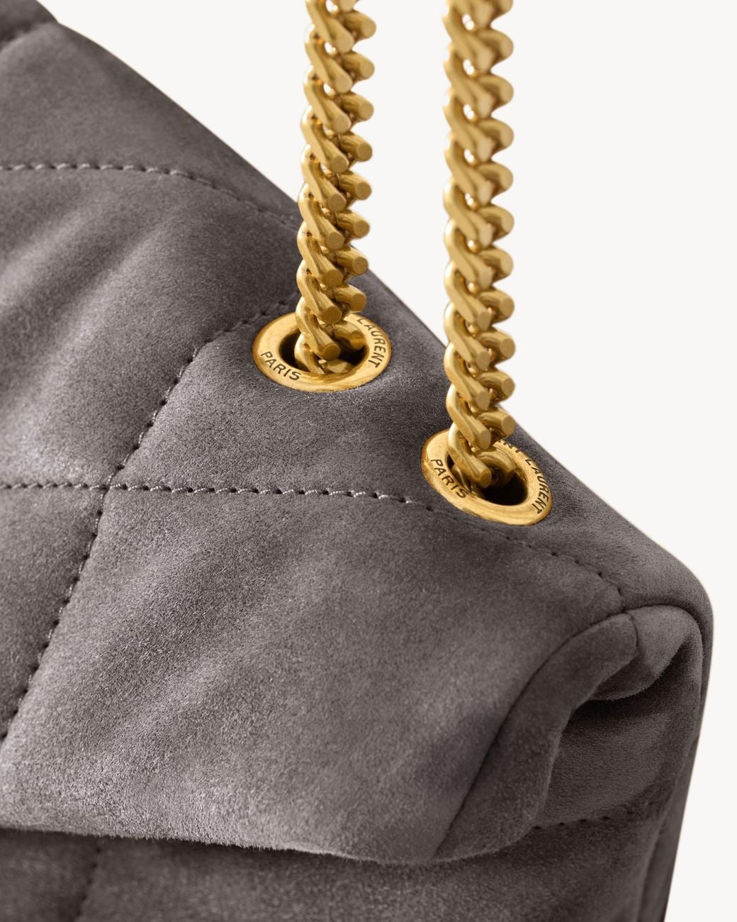 Saint Laurent White Toy Puffer