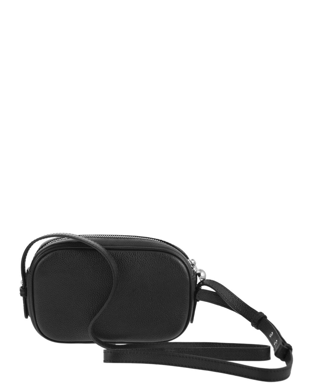 Weekend by Maxmara Black Wkasnob Logo Stamp Crossbody Bag