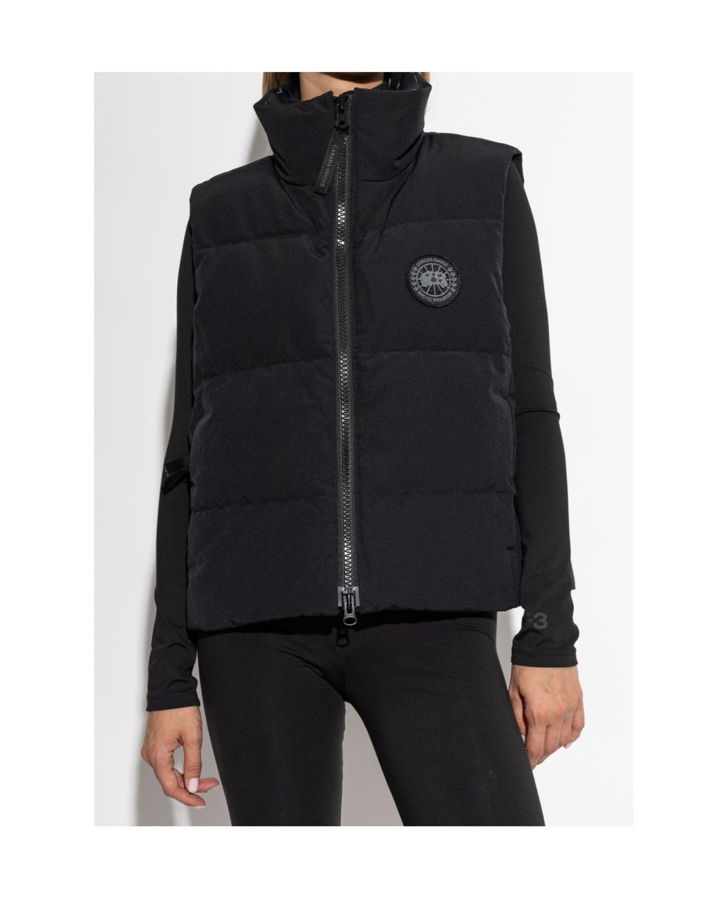 Canada Goose Black Grandview Cropped Gilet