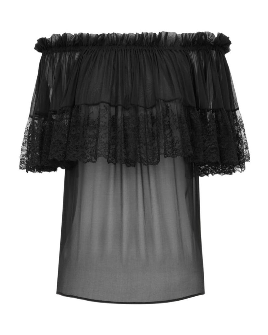 Saint Laurent Black Blouse