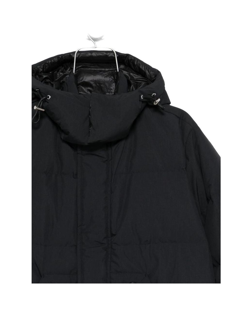 Sacai Black Long-Sleeved Down Jacket for men