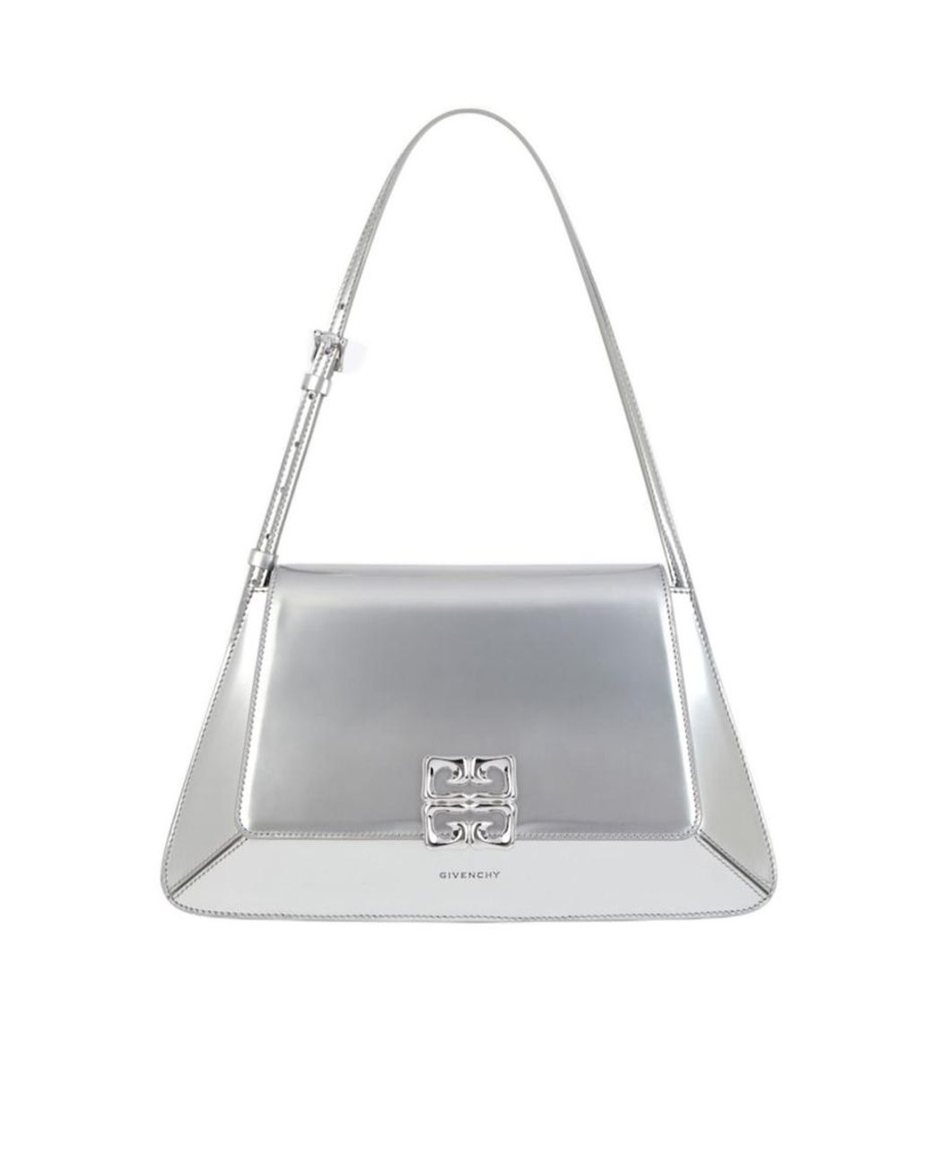Givenchy White 4G Liquid Shoulder Bag