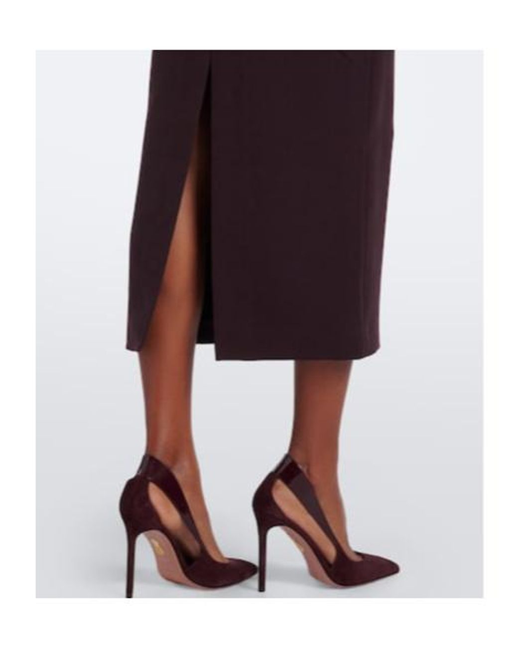 Roland Mouret Purple Crêpe Pencil Skirt