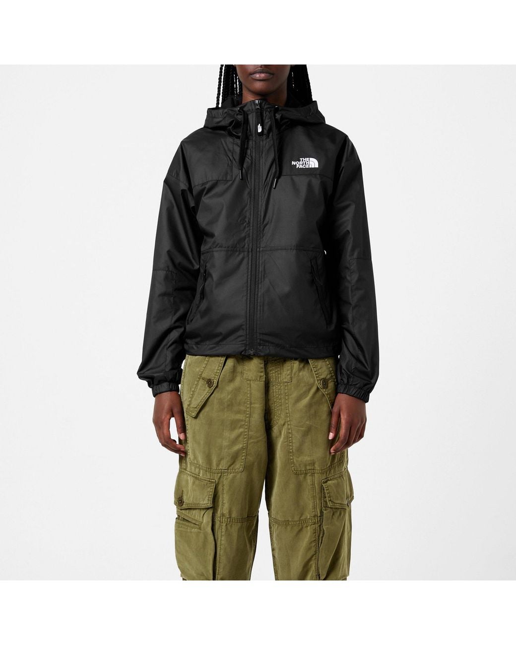 The North Face Black Hooded Wind Jacket