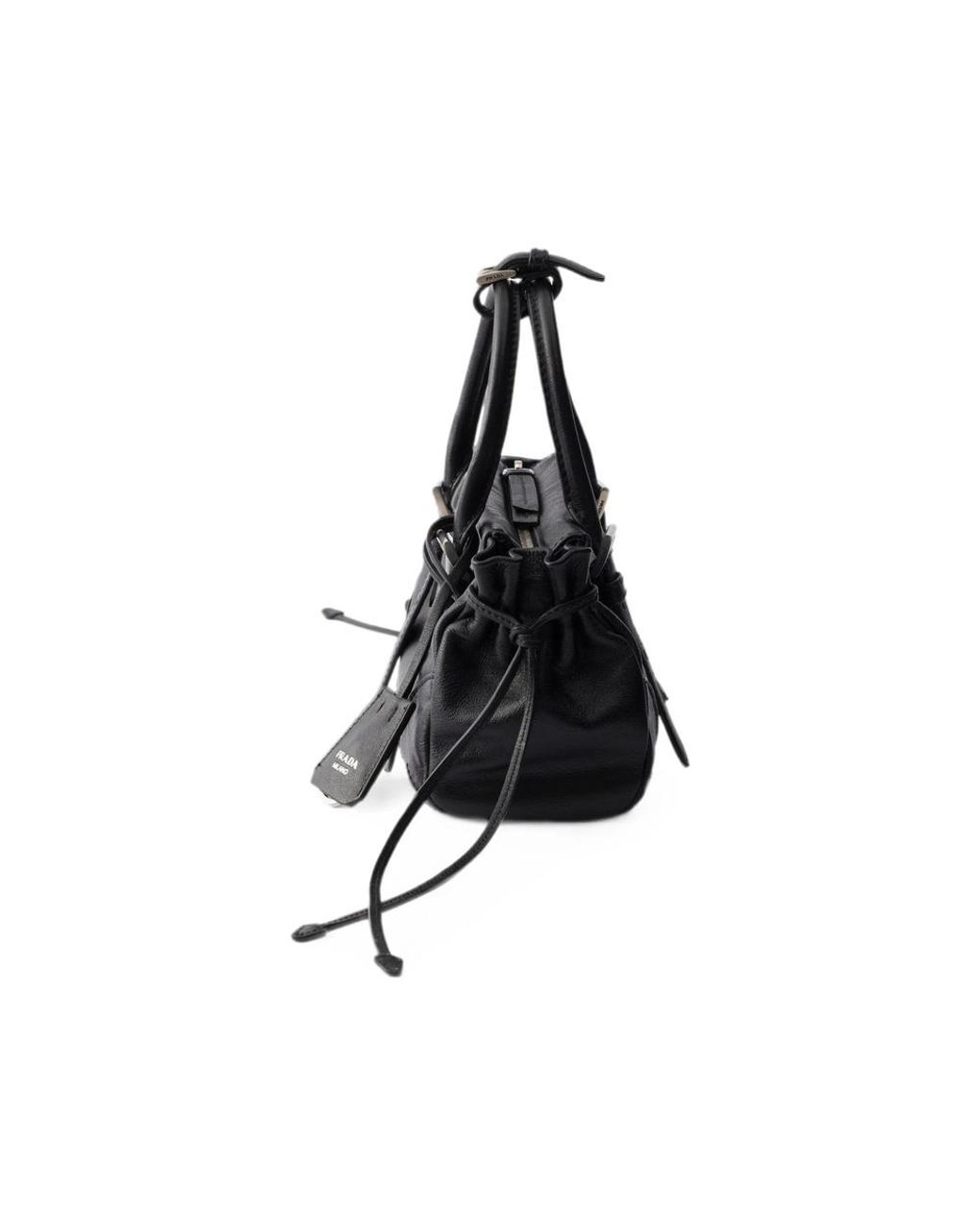 Prada Black Bonnie Small Tote Bag