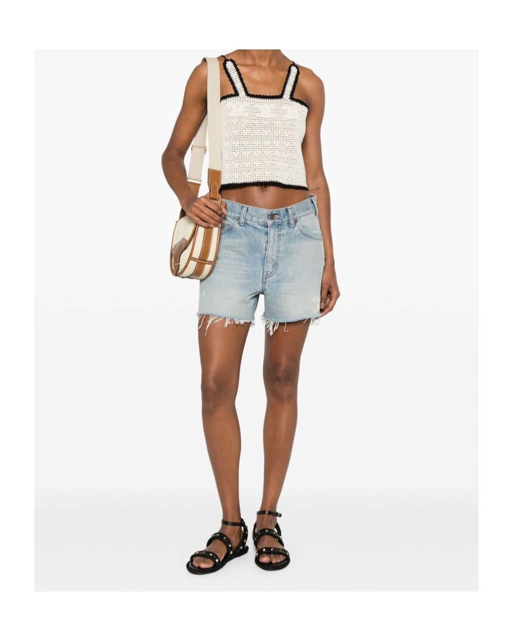 Céline Blue Skate Shorts