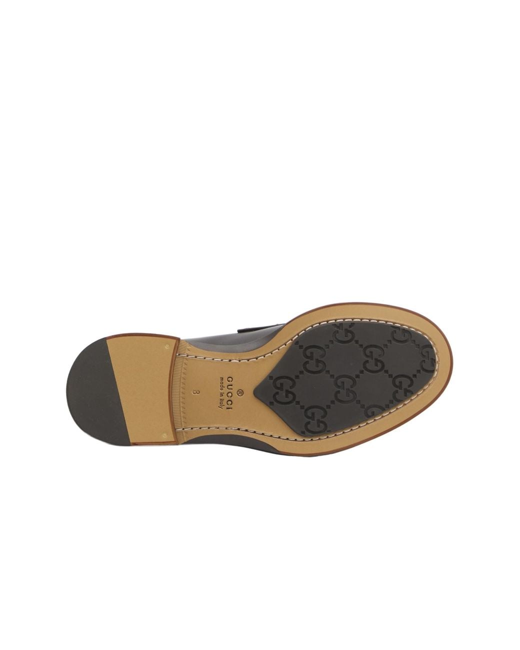 Gucci Gray Web Detailed Loafers for men