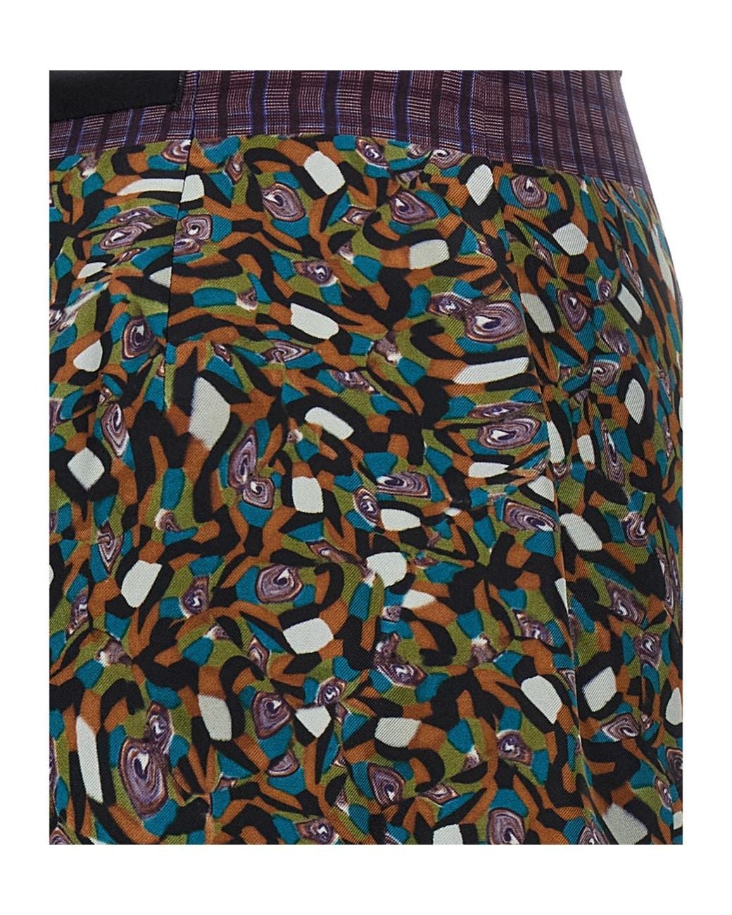 Dries Van Noten Brown Long Wrap Scarf-Skirt